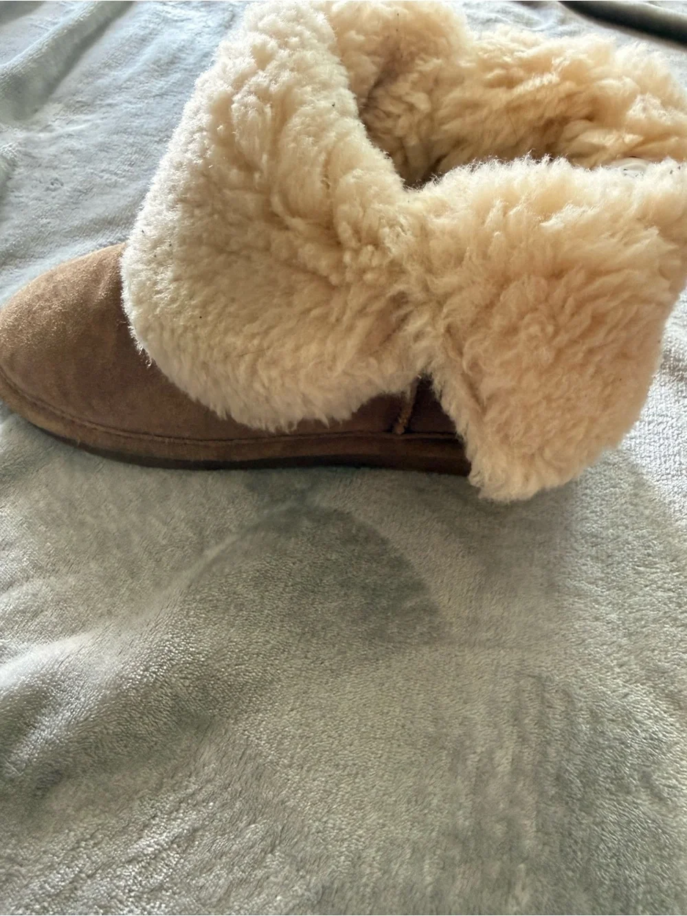 Bjorndal Chestnut Suede Shearling-Lined Winter Boots